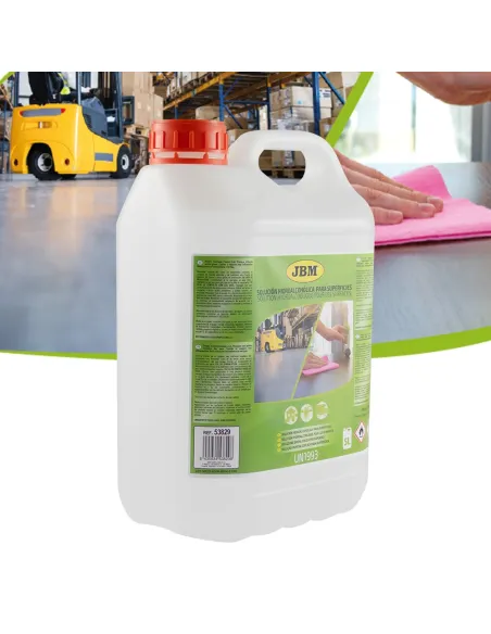 53829 Solución HidroalcohóLica  Para Superficies 5L JBM
