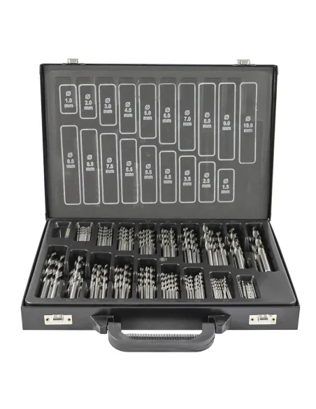 53852 Estuche De Brocas Helicoidales 1-10Mm Hss 4341 JBM