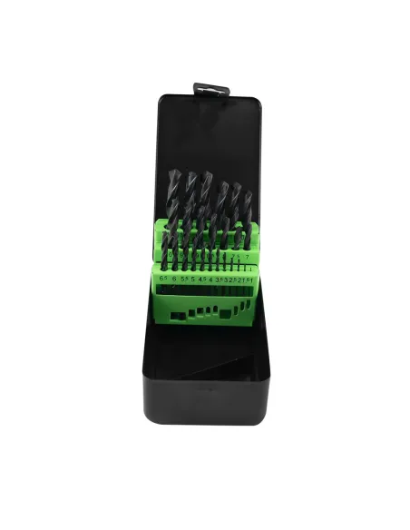 53855 Estuche De Brocas Helicoidales 1-13Mm Hss 4241 negro JBM