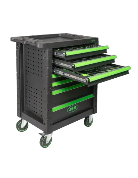 53904 Carro De Herramientas 7 Cajones Verde JBM