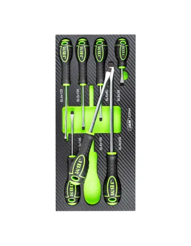 53944 Set De 7 Destornilladores Plano Con...