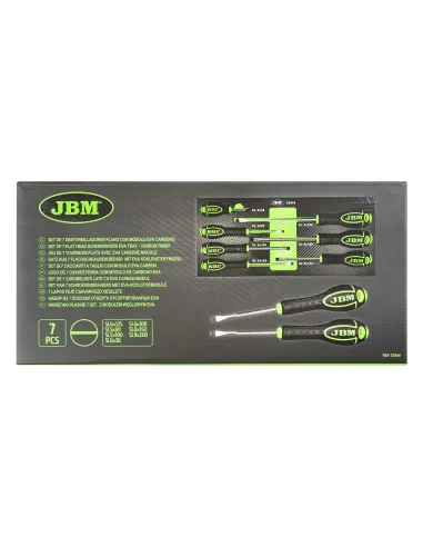 53944 Set De 7 Destornilladores Plano Con...