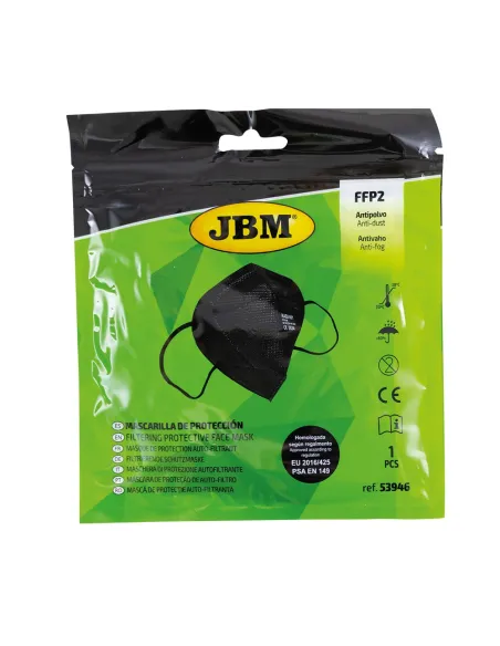 53946 Mascarilla De Protección Ffp2 - negra JBM