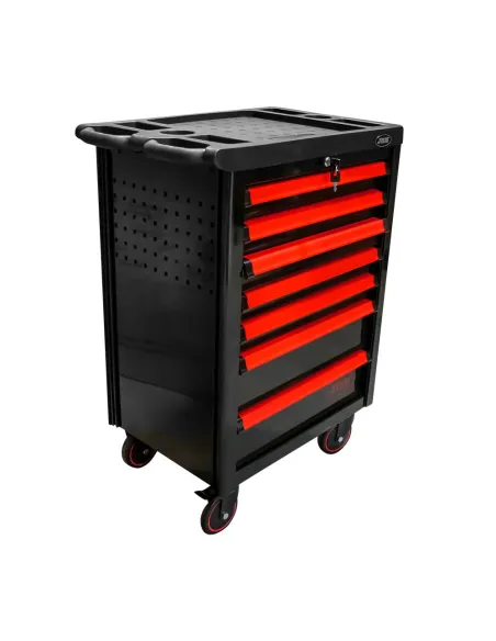 53952 Carro De Herramientas Especial Kit De Calado 7 Cajones Rojo JBM