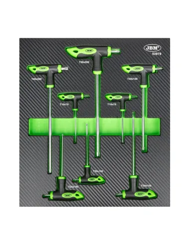 53979 Set De 8 Llaves Torx En Forma De "T" JBM