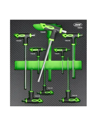53979 Set De 8 Llaves Torx En Forma De "T" JBM