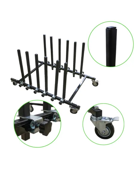 53983 Carro Porta Piezas - Parabrisas Y Capó JBM