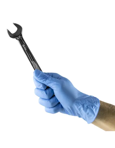 53985 Guantes Azul Desechables De nitrilo Talla...