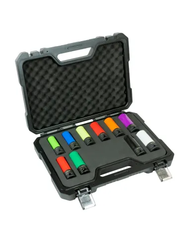 53988 Kit De 10 Vasos Impacto De 1/2" Especial...