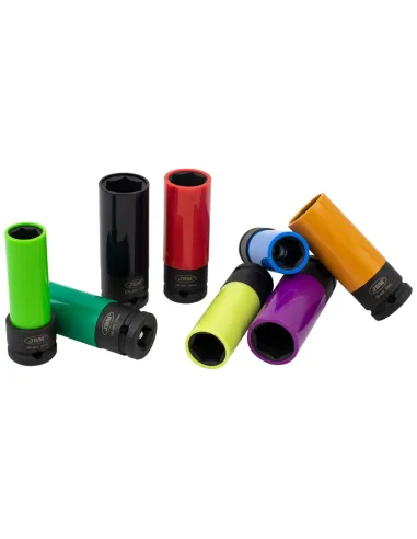 53988 Kit De 10 Vasos Impacto De 1/2" Especial...