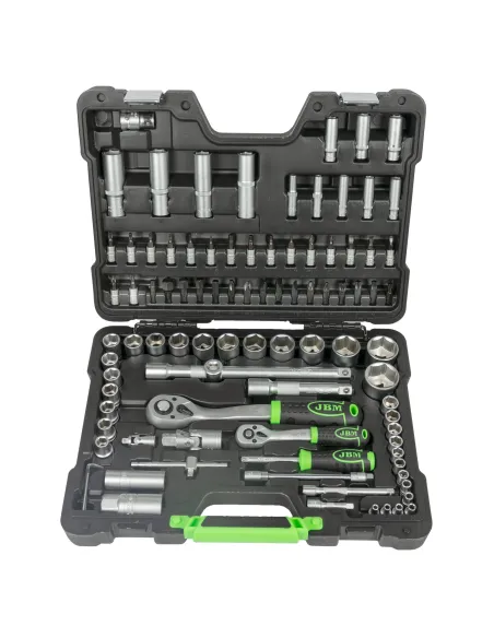 54038 Estuche De Herramientas De 94 Piezas Con Vasos Hexagonales C JBM