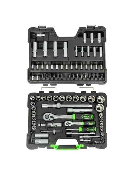 54038 Estuche De Herramientas De 94 Piezas Con Vasos Hexagonales C JBM