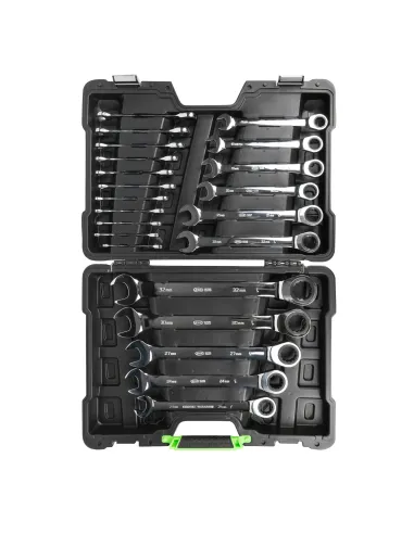 54041 Set De 22 Llaves Combinadas Con Trinquete...