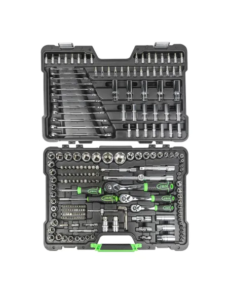 Maletín Herramientas Jbm 216 Piezas 54045 Con Vasos Hexagonales
