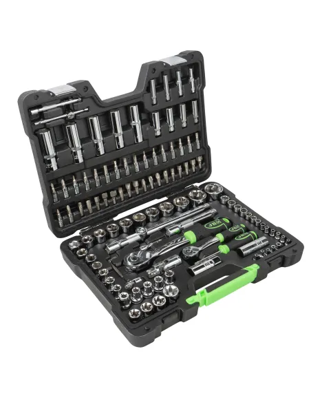 Maletín Herramientas Jbm 108 Piezas 54048 Con Vasos Hexagonales