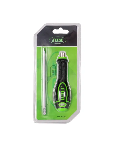 54061 Destornillador Reversible Plano - Estrella 6X100Mm JBM