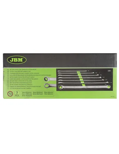 54066 Set De 7 Llaves Con Trinquete Extralargas...