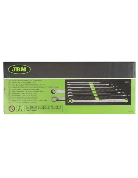 54066 Set De 7 Llaves Con Trinquete Extralargas JBM