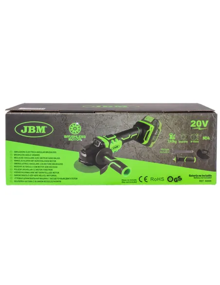 60008 Amoladora  Angular A Batería  - 115Mm Ref. 60008 JBM