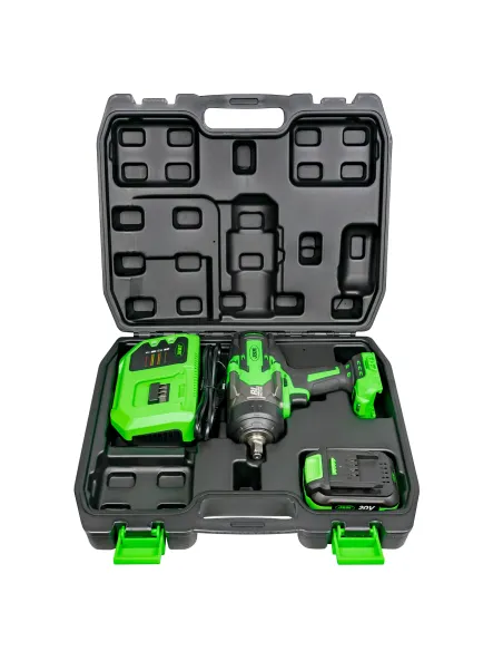 60044C Pistola De Impacto Brushless A Bateria 1/2" Con Maletin JBM