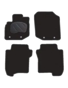 Jgo. Alfombras Diamond Negra Mod.  Honda Jazz (08)