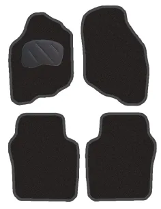 Jgo. Alfombras Diamond Negra Mod. Honda Jazz