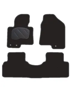 Jgo. Alfombras Diamond Negra Mod. Hyundai Ix35  (10-) Con Fi