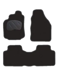 Jgo. Alfombras Diamond Negra Mod. Hyundai Matrix (96-04)