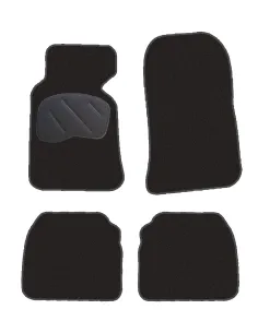 Jgo. Alfombras Diamond Negra Mod. Mercedes Clase E Carr. 124