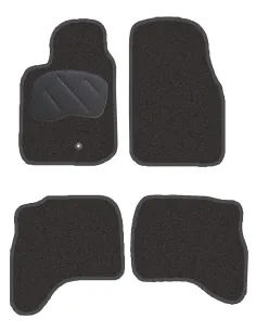 Jgo. Alfombras Diamond Negra Mod. Mitsubishi Montero Sport (