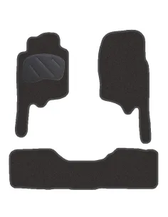 Jgo. Alfombras Diamond Negra Mod. Mitsubishi Montero/Pajero