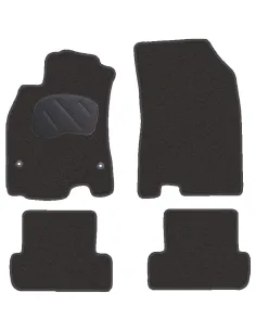 Jgo. Alfombras Diamond Negra Mod. Renault Fluence (10-) Con
