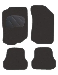 Jgo. Alfombras Diamond Negra Mod. Saab 9-3 (03-12) Con Fijac