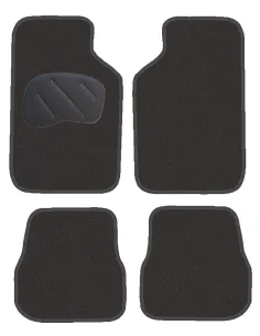 Jgo. Alfombras Diamond Negra Mod. Seat Ibiza - Malaga (88-92