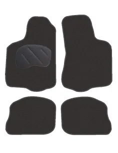 Jgo. Alfombras Diamond Negra Mod. Seat Inca