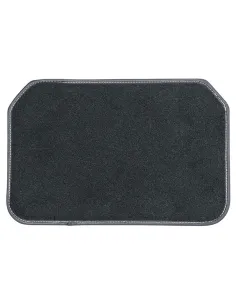 Jgo. Alfombras Moqueta "Premium" Negra Modelo Reversible