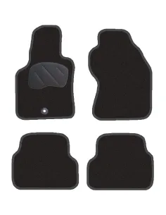 Jgo. Alfombras Premium Negra Mod.  Ford Focus (98-01) Con Fi
