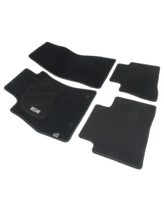 Jgo. Alfombras Premium Negra Mod.  Nissan Juke ( 10- ) Con F