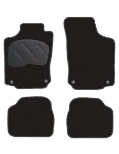 Jgo. Alfombras Premium Negra Mod.  Opel Combo (03-) Con Fija