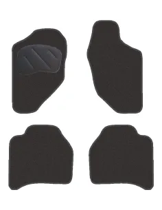 Jgo. Alfombras Premium Negra Mod.  Opel Meriva (10-) Con Fij