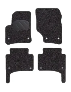 Jgo. Alfombras Premium Negra Mod.  Volkswagen Touareg Con Fi