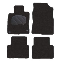 Jgo. Alfombras Premium Negra Mod. Honda Civic X