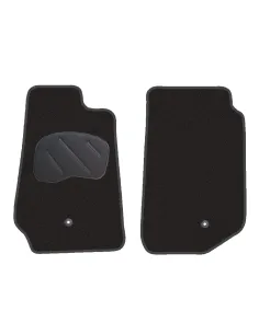 Jgo. Alfombras Premium Negra Mod. Jeep Wrangler Jk 2 Plazas