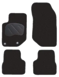 Jgo. Alfombras Premium Negra Mod. Peugeot 208 Ii (2019-) - 2