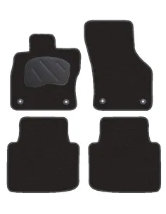 Jgo. Alfombras Premium Negra Mod. Skoda Superb Iii