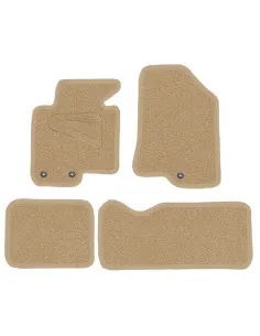 Jgo. Alfombras Privilege Beig Mod.  Hyundai I-40 Con Fijació