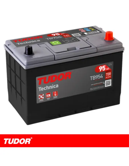 TUDOR - TB954 - Batería de arranque 95AH + DERECHA  720A  12V  306X173X222
