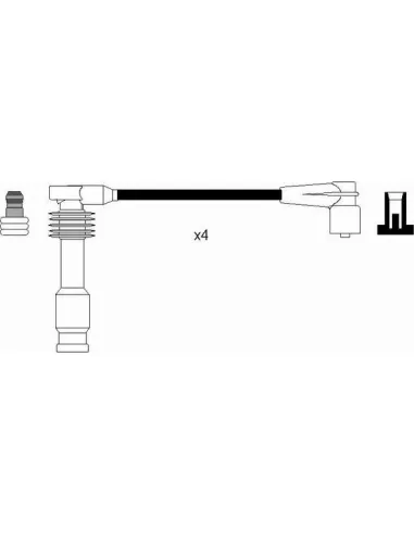 Juego de cables de encendido Ngk ref 810