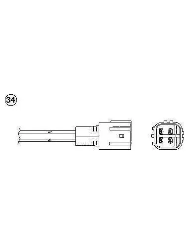 Sonda Lambda Ngk ref 1363