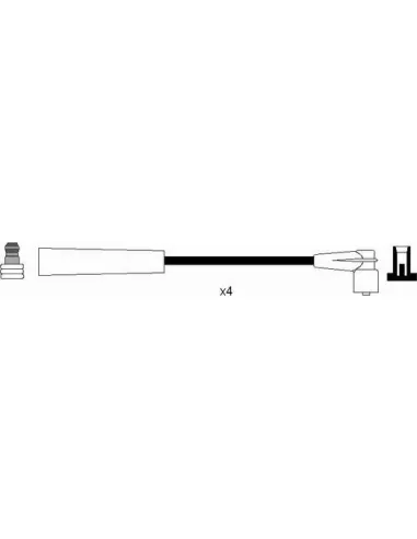 Juego de cables de encendido Ngk ref 4943